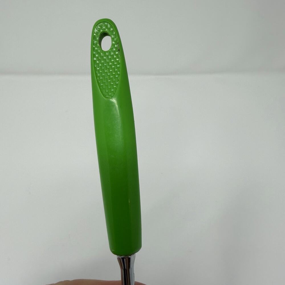 Ekco 13.5 in Stainless Slotted Spatula With Green Handle - Picture 4 of 8